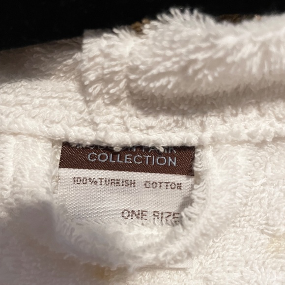 NWT - HUDSON PARK FOR BLOOMINGDALE’S White Turkish Cotton Hooded Bath Robe - Picture 3 of 7